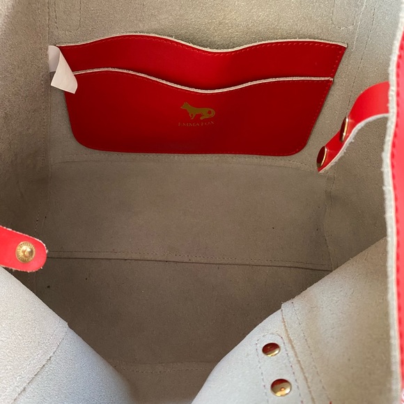 Emma fox red leather purse - Picture 4 of 5